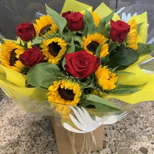 rose_and_sunflower